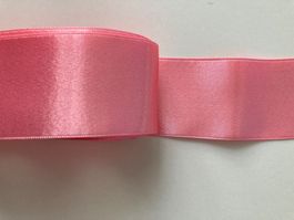 DOPPELSEITIGES SATINBAND ROSA 2,95 m x 4 cm NEU