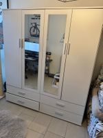 Schrank weiss mit Spiegel und Schubladen gebraucht