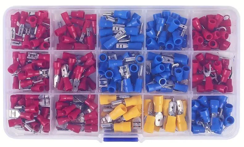 Elektronikbauteile: 280 Stück isolierte Kabelschuhe-Set - – Neu (gemäss Beschreibung) aus Widnau von Senna7 3