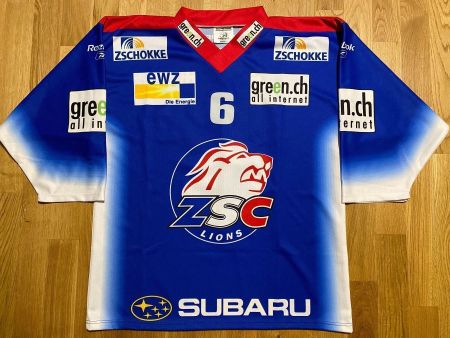 ORIGINAL ZSC LIONS # 6 RAMHOLT 2004/05 TRIKOT ZÜRCHER SC M