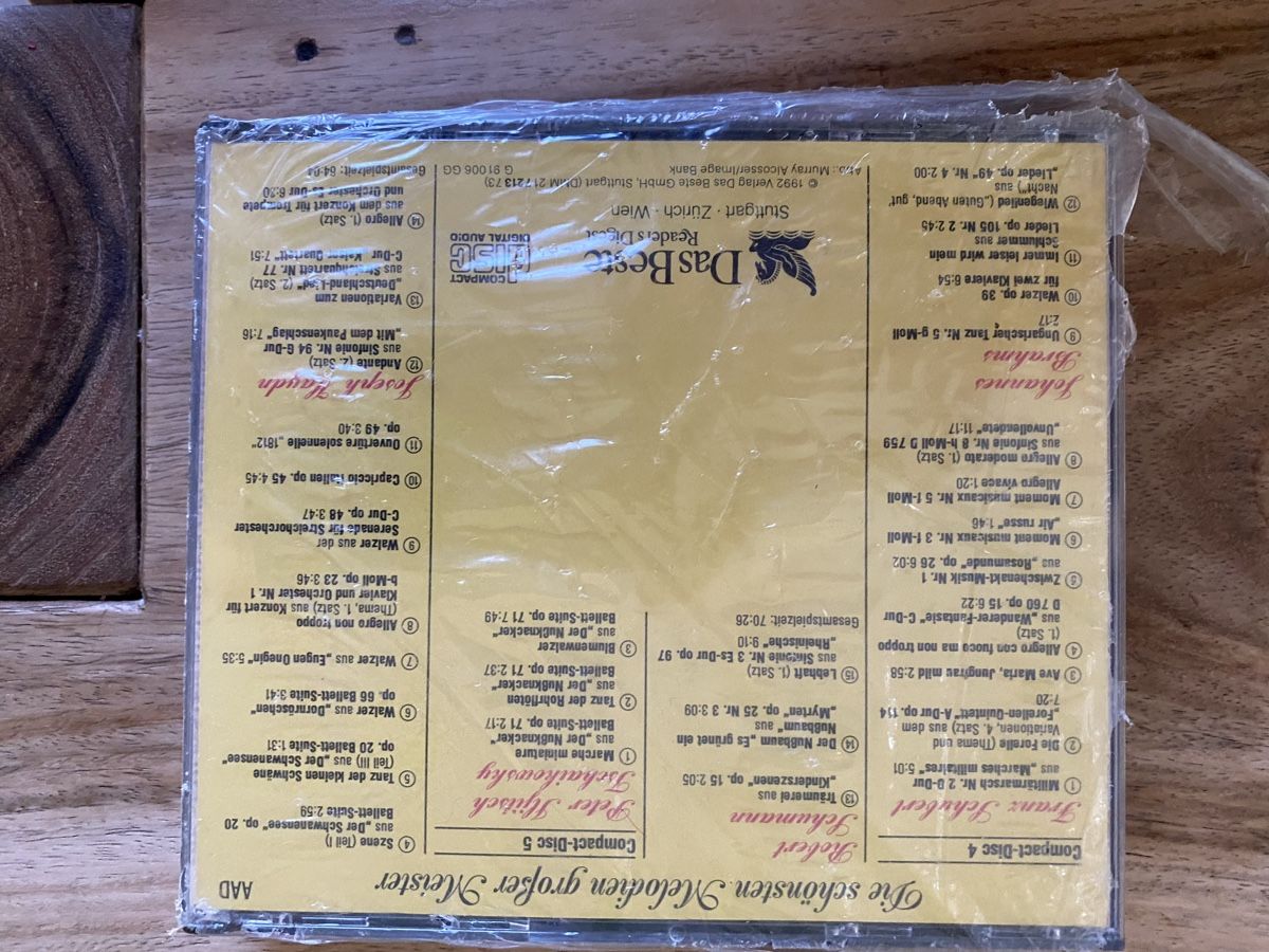 CD: CDs Klassik grosse Meister neuwertig – Nuovo (secondo la descrizione) da Thörishaus venduto da luc_nsv9 2