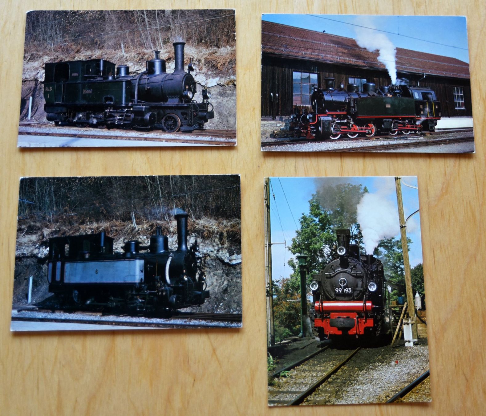 Cartoline postali: Postkarten / cartes postales - 4x Blonay-Chamby – Usato da Ostermundigen venduto da archeopteryx