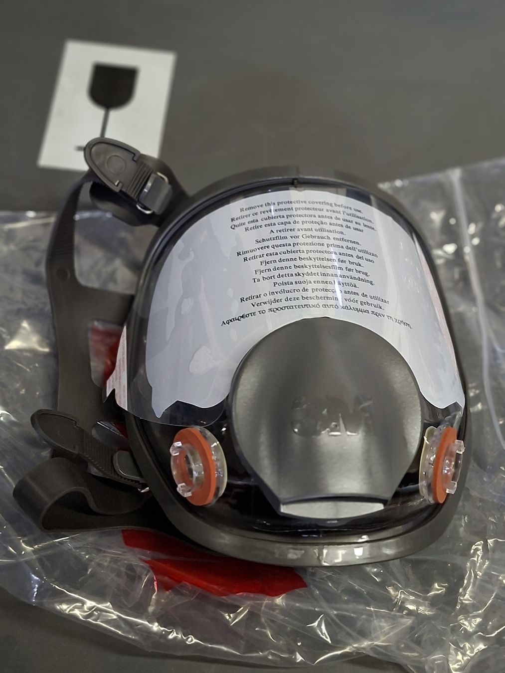 Protezione per viso e udito: 3M 6800 Vollmaske Medium neu – Nuovo e nell'imballaggio originale da Langenthal venduto da Physycer0 2
