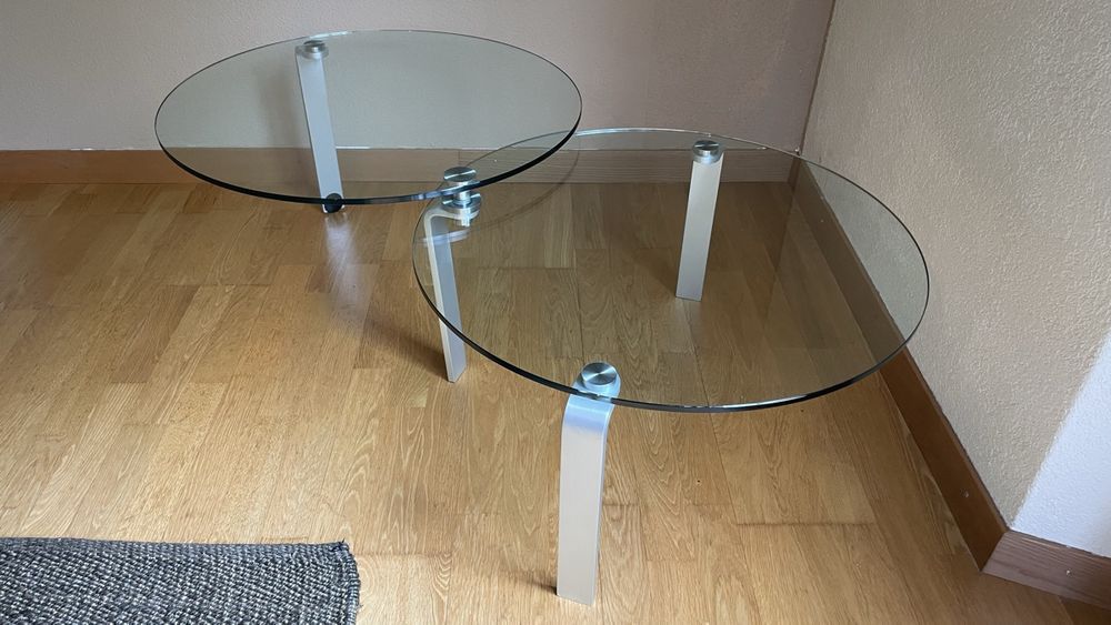Tables: Design Salon Glastisch - sehr guter Zustand – D'occasion à Bern par gelbepunkte 2