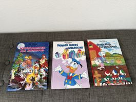3 Disney  Donald Duck Bücher 