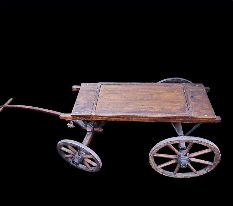 Aratri: Charriot antique avec malle – Usato da Vernier venduto da 19pigments 2