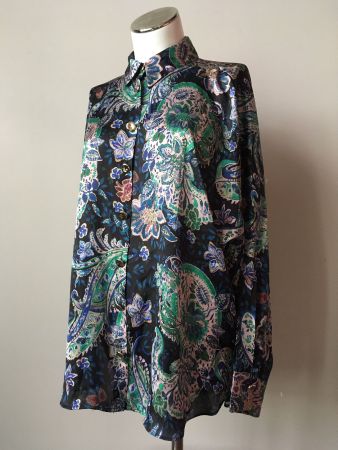 Chemisier à motifs originaux - Taille M/L - Comme neuf