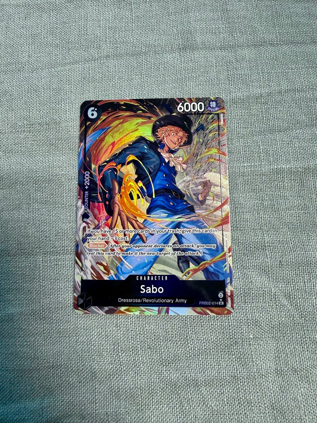Bandai Cartes à collectionner: One piece sabo prb02-014 – D'occasion à Dübendorf par Imtsch