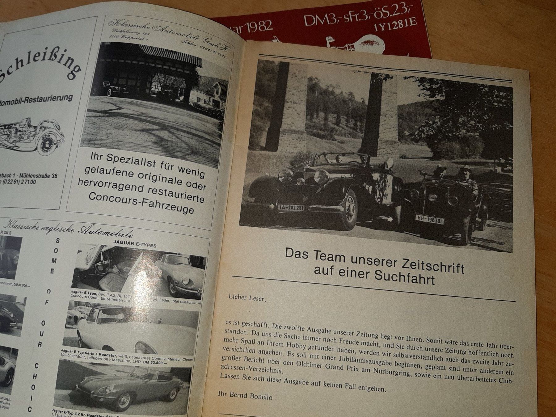 Riviste & Magazine: Oldtimer Markt Magazine Januar/Februar 1982, 1981 – Usato da Rotkreuz venduto da nigal 3