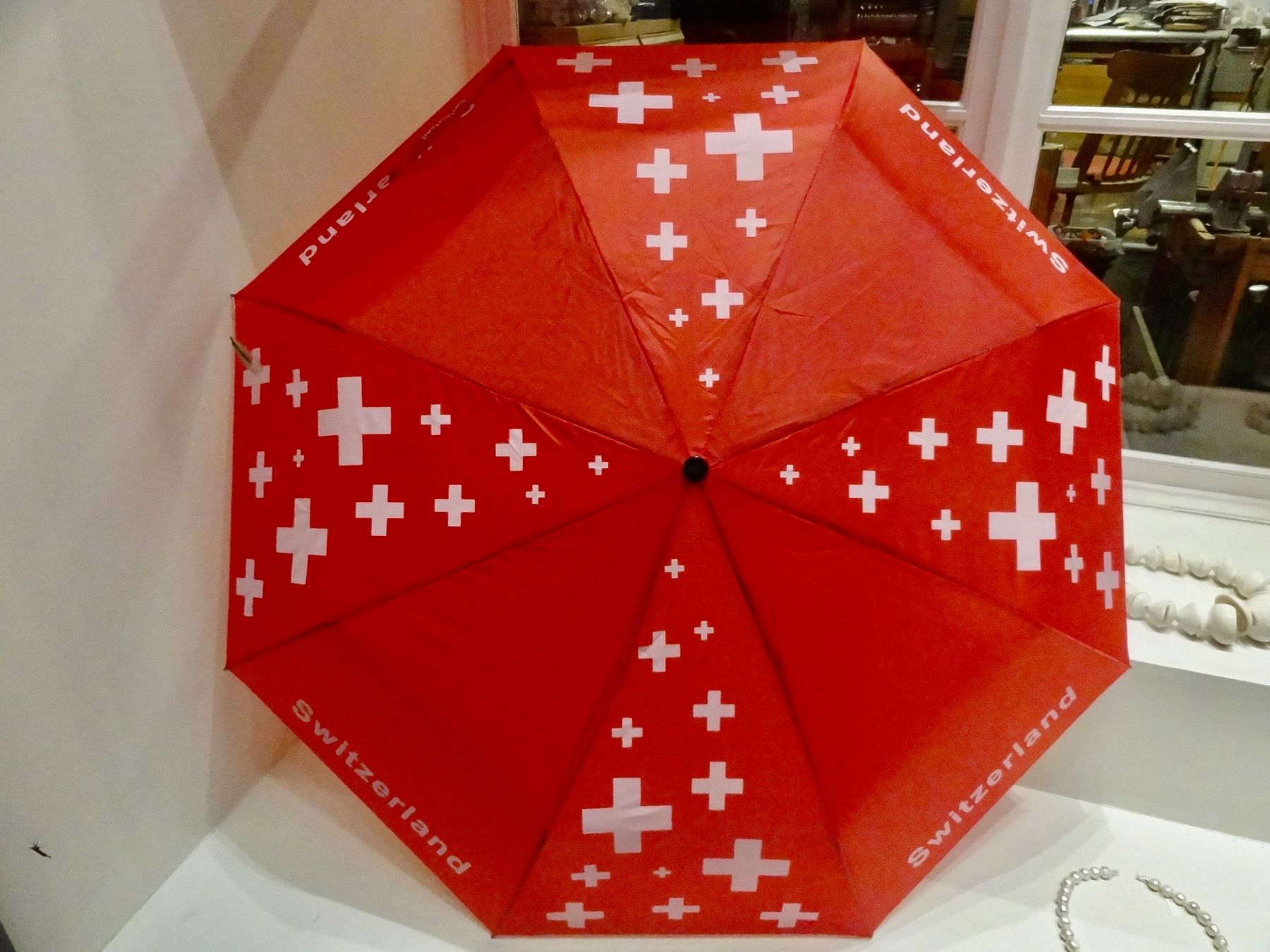 Regenschirme: Regenschirm Schweiz Schweizer Kreuz 1. August Schirm – Neu (gemäss Beschreibung) aus Kerzers von zimmergruen