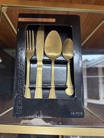 besteck gold 2 verschiedene 