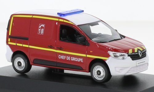 Renault Modellini d'auto: Renault Express seit 2021 "Pompiers-Chef de Groupe rot / – Nuovo e nell'imballaggio originale da Gerlafingen venduto da espero88 2