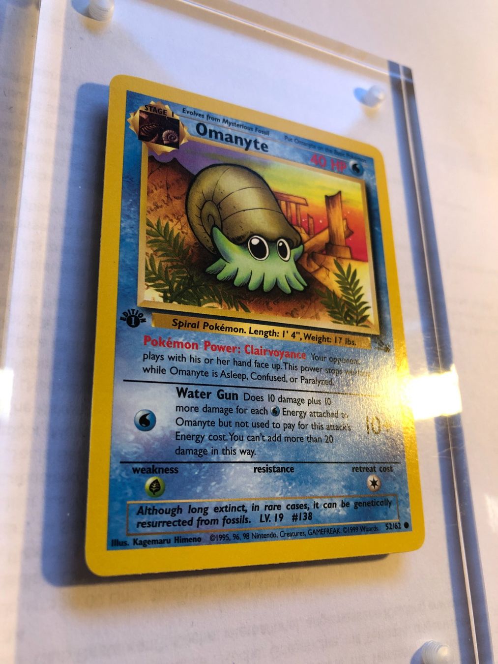 Carte collezionabili: Omanyte 1st Fossil - MINT - ab 1.- – Usato da Giubiasco venduto da dan_pr8b 1