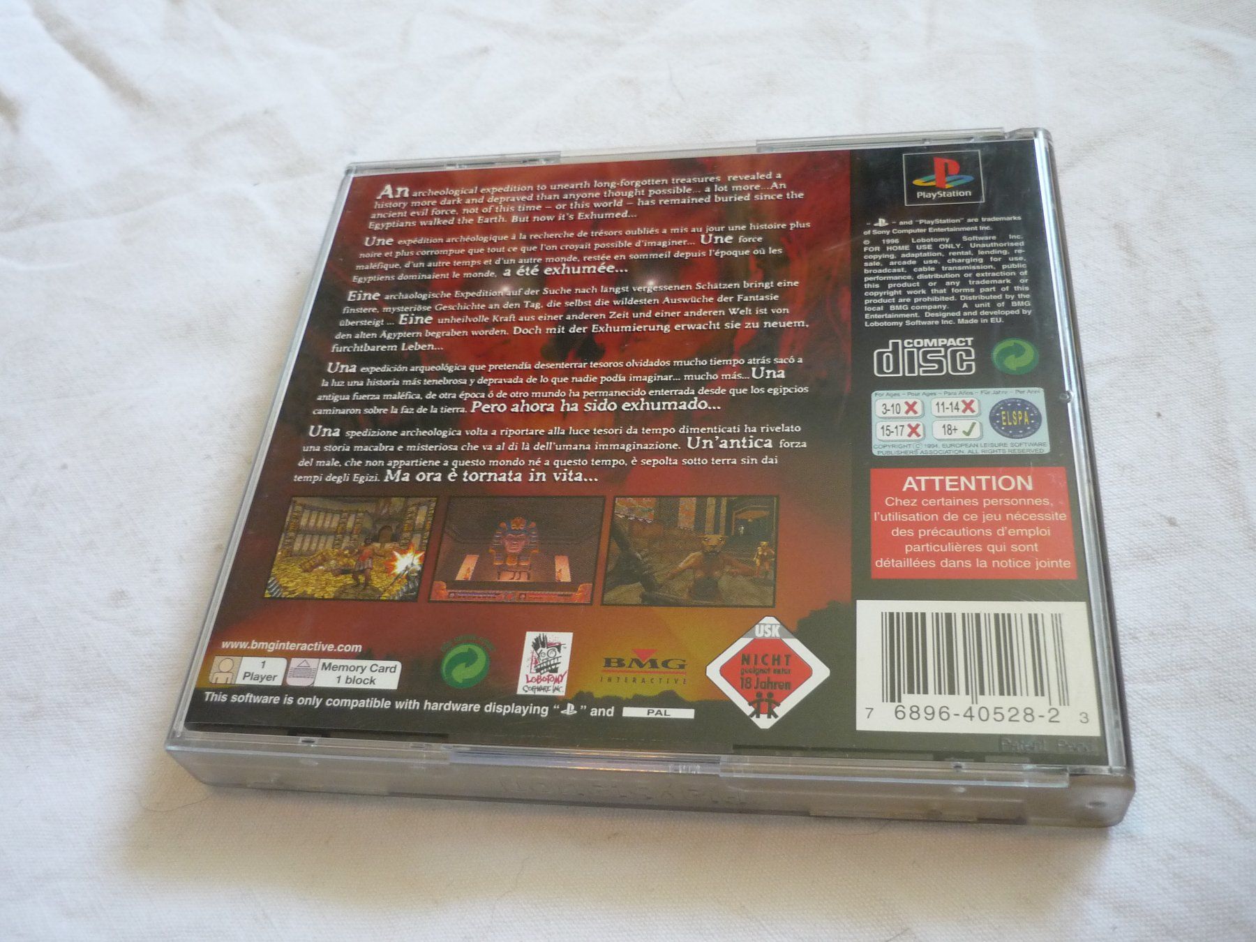 Sony Spiele: Videospiel - PS1 Playstation - Exhumed – Gebraucht aus Beringen von zzRegal 2