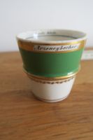 antiker Arzneybecher Porzelan 19 Jh