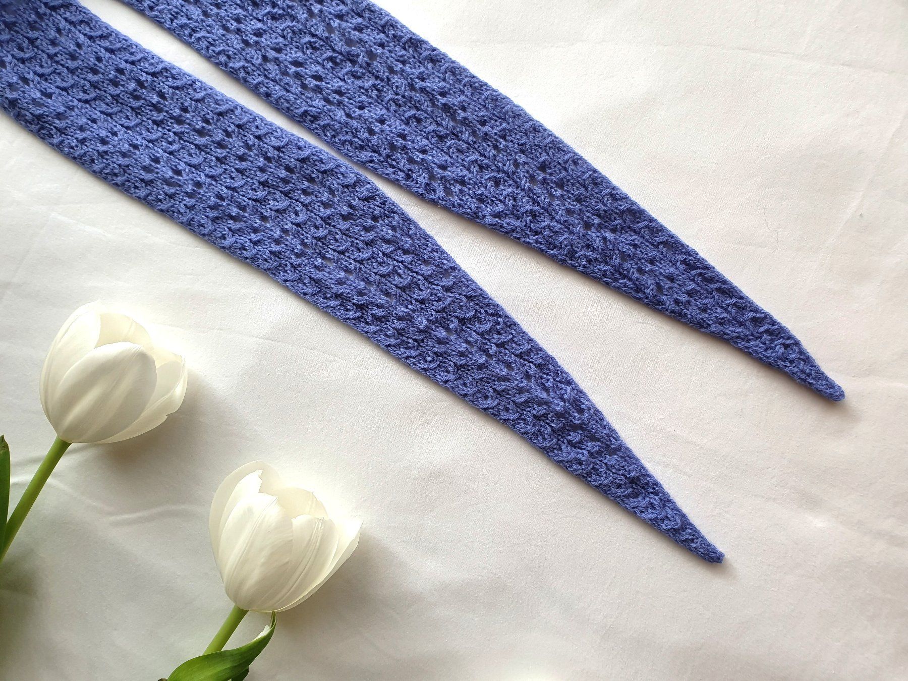 Foulard & Sciarpe: Mini scarf, Strickschal, Handgestrickt, Unikat, Geschenk – Nuovo e nell'imballaggio originale da Neunkirch venduto da Sandramay 4