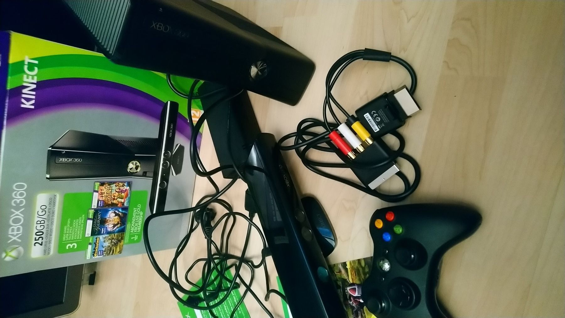Microsoft Consoles: Xbox 360 Kinect mit Zubehör – D'occasion à Ettingen par flouleFM 6