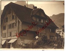 Gersau Dorfstrasse 7 Original Fotografie 1906 12X15cm