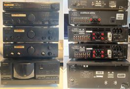 Hi-Fi Anlage, Verstärker, Tuner + CD-Wechsler - ungeprüft!