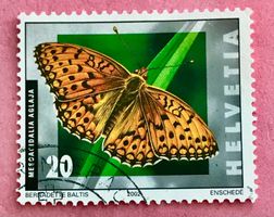 Nr.1062 Grosser Permutterfalter Schmetterlinge GESTEMPELT 