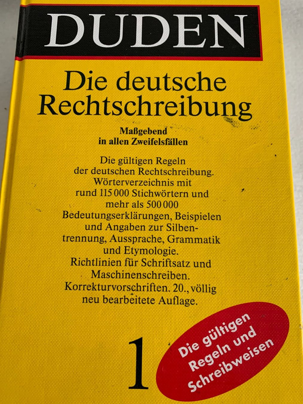 Libri: Gebrauchte Duden deutsche Rechtschreibung   A35 – Usato da Schötz venduto da amore14