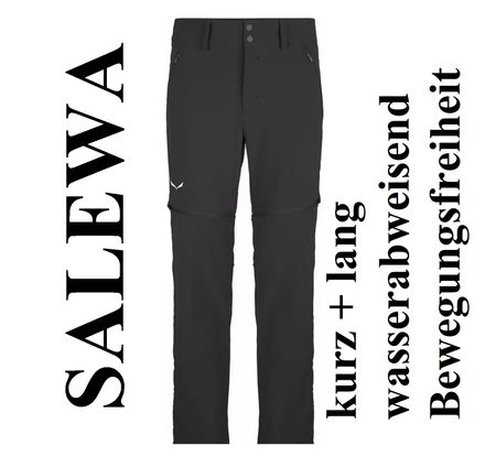 XL NEU Salewa Wanderhose + Shorts Hose Regenhose Sporthose