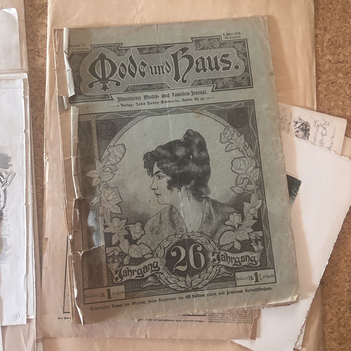 Foto & Immagini:  alte Modezeitschriften und Drucke Jugendstil – Usato da Laufen venduto da belleskulptur 2