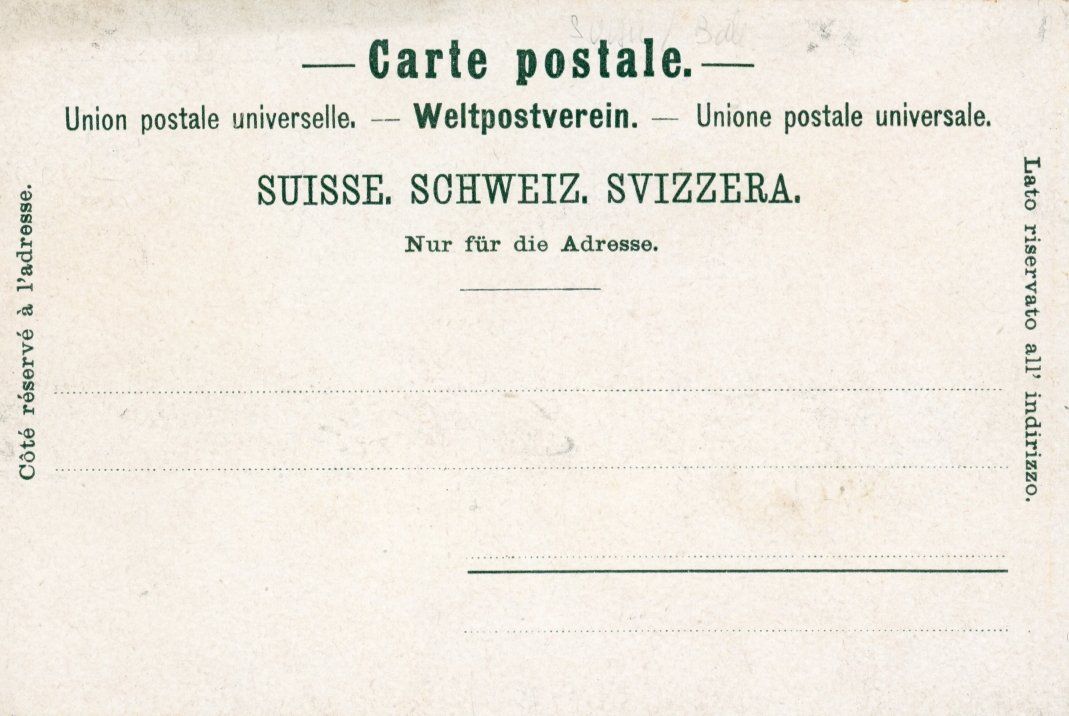 Ansichtskarten: Basel  BS   mit Hôtel EULER       ca. 1900 – Gebraucht aus Brig von Valcards54 1