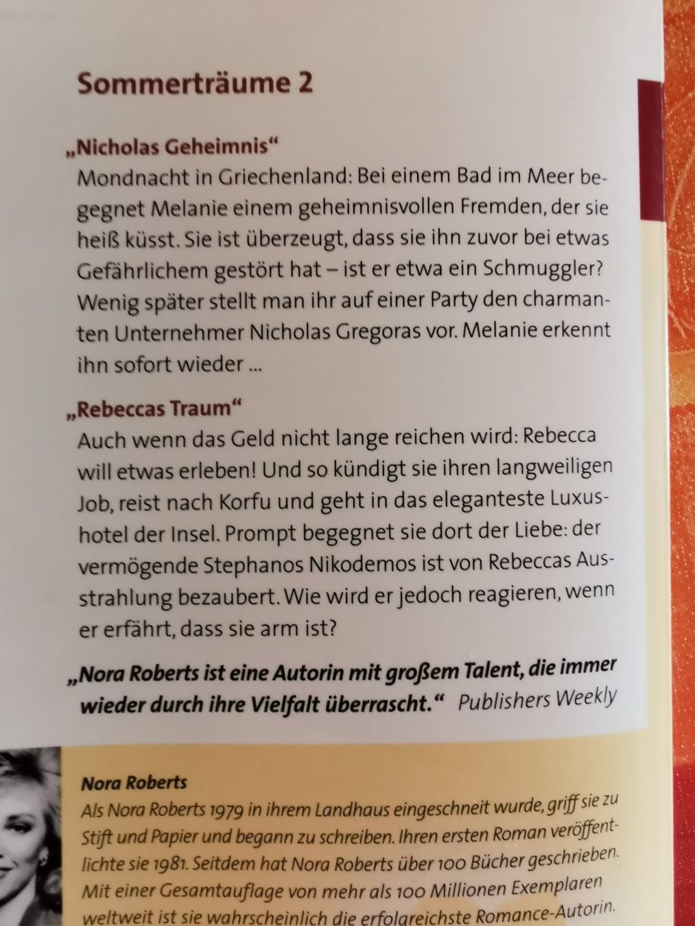 Bücher: Nora Roberts, Sommerträume 1-5 – Gebraucht aus Kölliken von mar5742 2