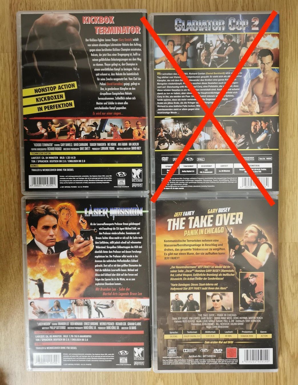 Tutti i DVDs: Action Kult Filme – Nuovo (secondo la descrizione) da Spiegel b. Bern venduto da JeromeG9 1