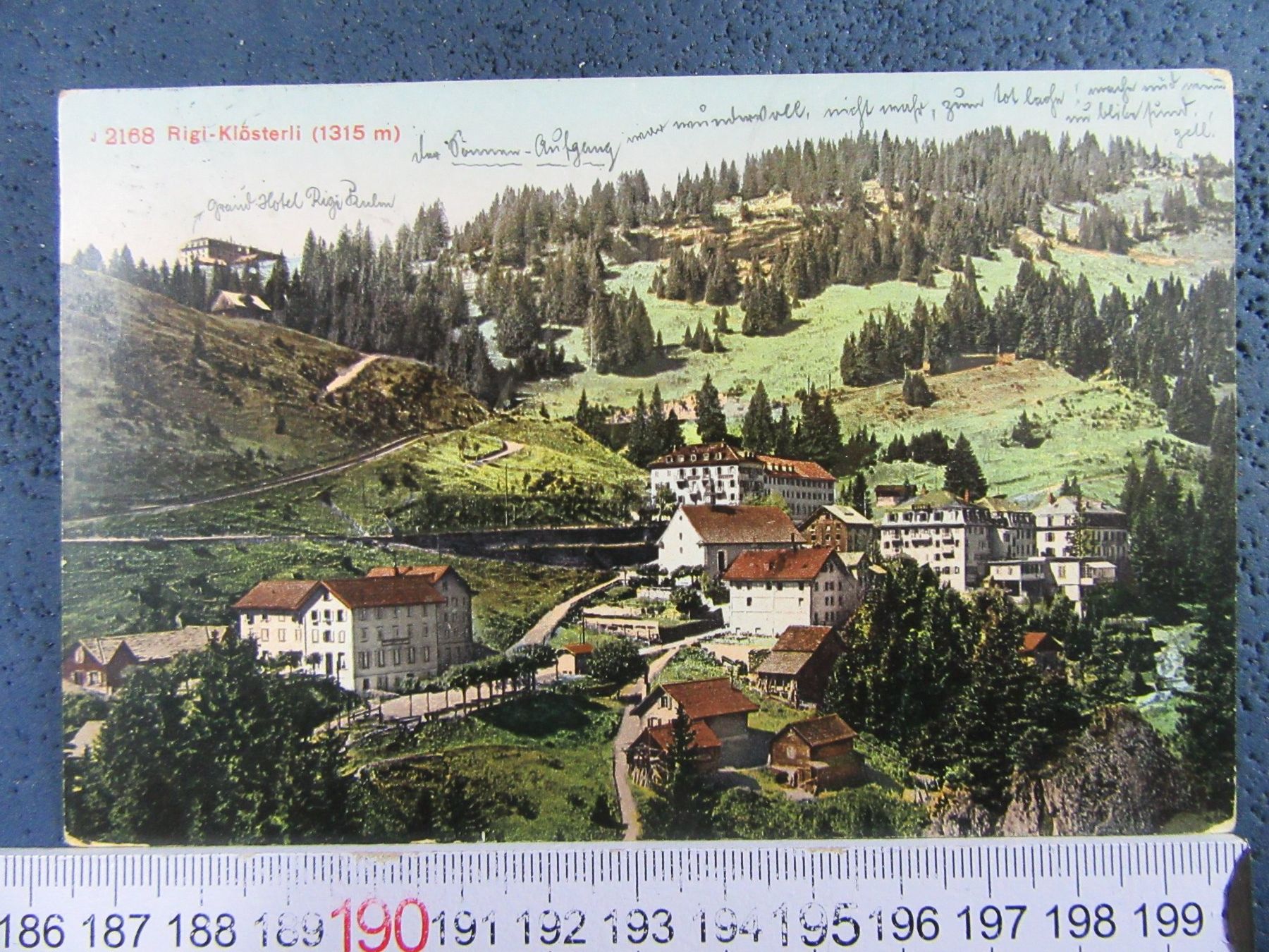 Cartoline postali: RIGI - KLÖSTERLI 1917 SZ AK – Usato da Ettingen venduto da Hausi4711