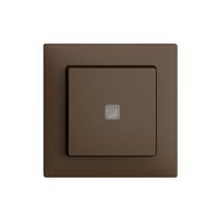Frontset EDIZIOdue coffee 60×60mm mit Frontlinse, Feller