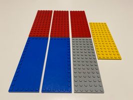 LEGO - 7 - PLATTEN - 16 X 6 - NOPPEN