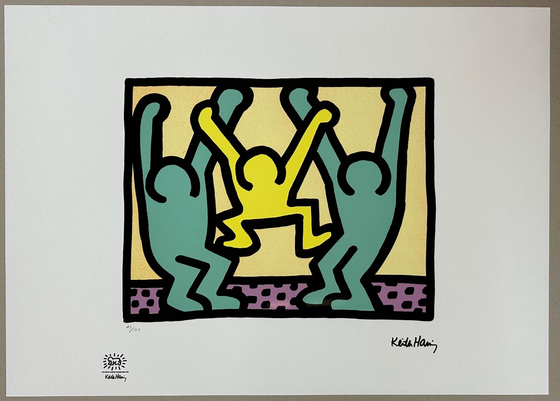 Dipinti: Keith Haring: Untitled, POP Art 45/150 – Nuovo (secondo la descrizione) da Meilen venduto da Smgdesign