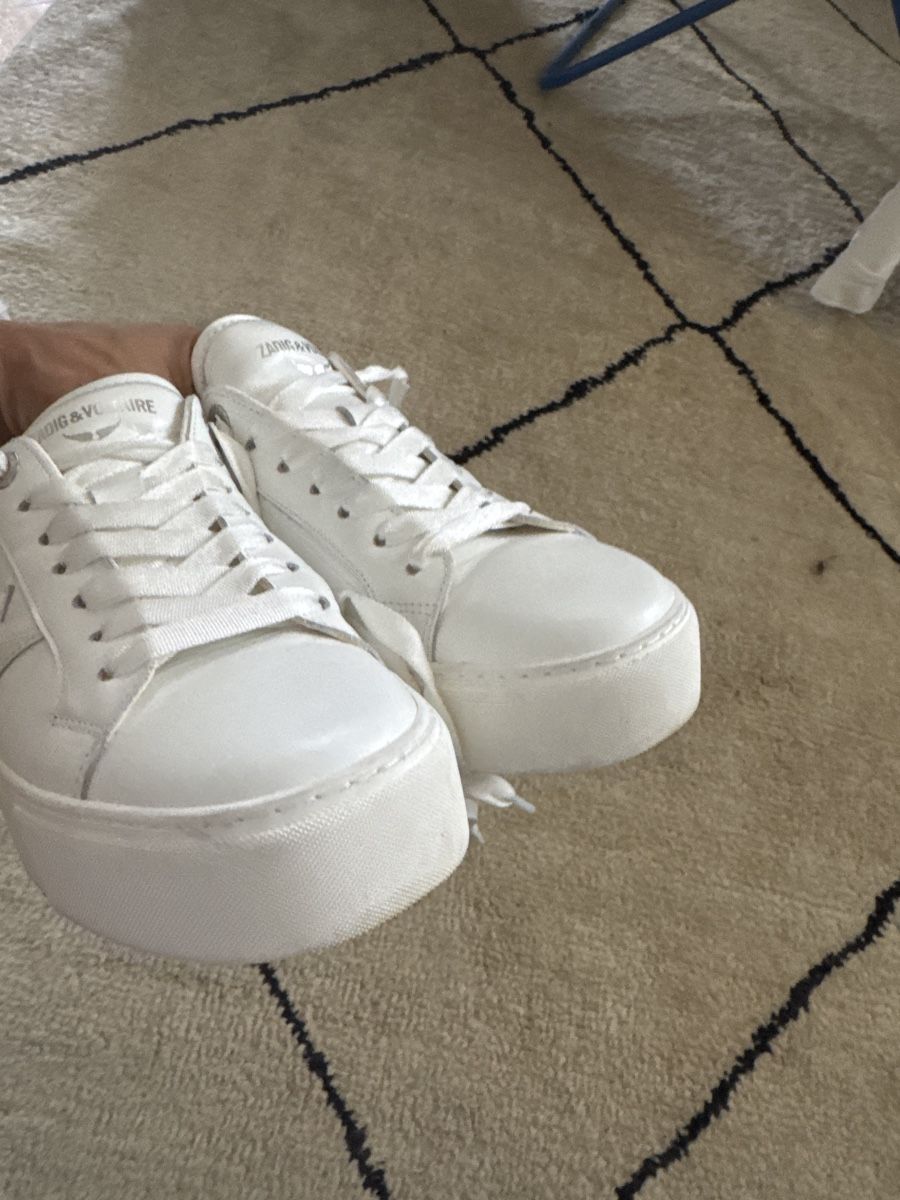 Zadig & Voltaire Scarpe da donna: Zadig et Voltaire sneakers cuir 41 – Usato da Genève venduto da Cicin 3