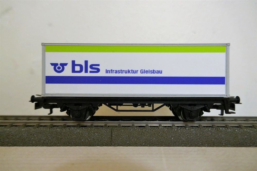 4481.7 BLS Containerwagen Gleisbau (Neu (gemäss Beschreibung)) in ...
