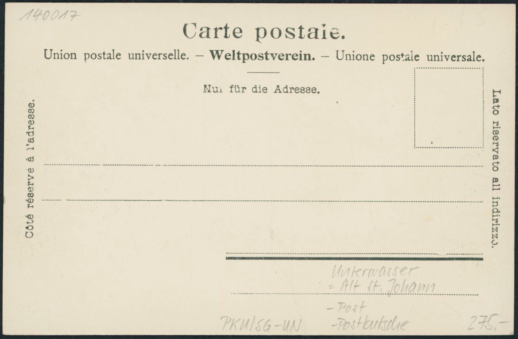 Cartoline postali: SG Unterwasser - Post - Postkutsche - Alt St. Johann – Nuovo (secondo la descrizione) da Schindellegi venduto da Jonathan77 1