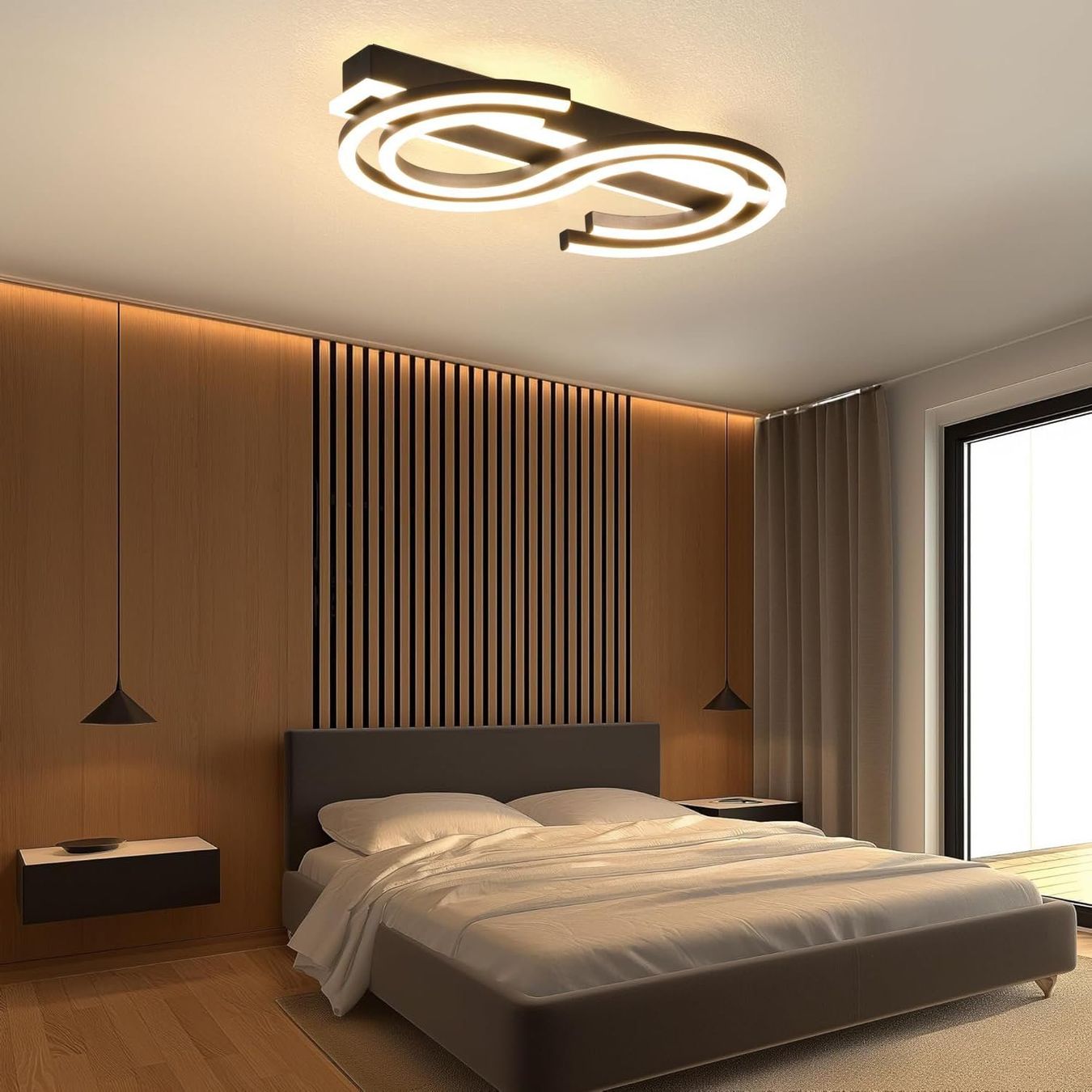 Kronleuchter & Deckenlampen: LED Deckenlampe Dimmbar 50W Deckenleuchte Wohnzimmerlampe – Neu und originalverpackt aus Wittenbach von VELARO 3