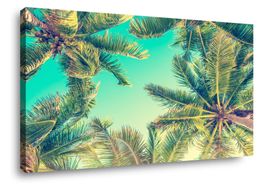 Riesig 🔝 SUPER PREIS 💲 Wandbild 120x80 NEU / Palmen