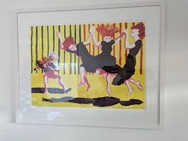 Peter Dahl - "Figures in Motion" Originalgrafik