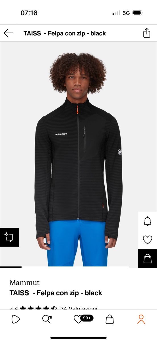 Mammut Giacche: Mammut Taiss jacket L new  – Nuovo e nell'imballaggio originale da Giubiasco venduto da Darkemperor 3