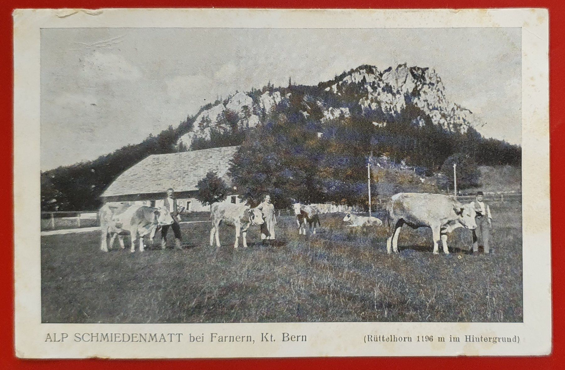 Cartoline postali: Alp Schmiedenmatt bei Farnern 1930 – Usato da Kreuzlingen venduto da Rschweiz1