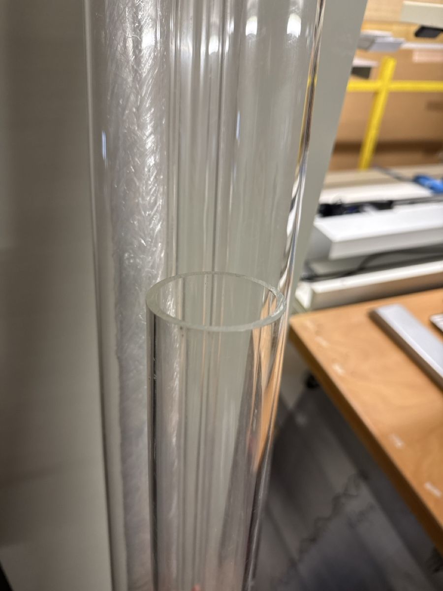 Servierplatten: Plexiglas Röhren, Acrylglas Rohre, div. Grössen, Basteln – Gebraucht aus Effretikon von ahus