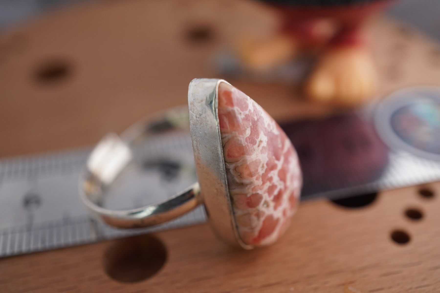 Minéraux & Lithothérapie: Rhodochrosit   ring Grösse  Variabel     (Räumung!) – Neuf avec emballage d'origine à Eschenbach SG par topstone 4