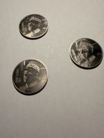 1989 Gedenkmünzen 5.-, 3x