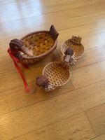 Süesse Deko Enten Körbe, 3 Stk.