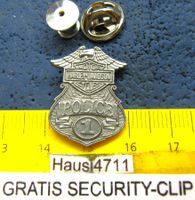 HD PIN HARLEY-DAVIDSON MOTOR-CYCLES POLICE No.1 GEPARÄGT