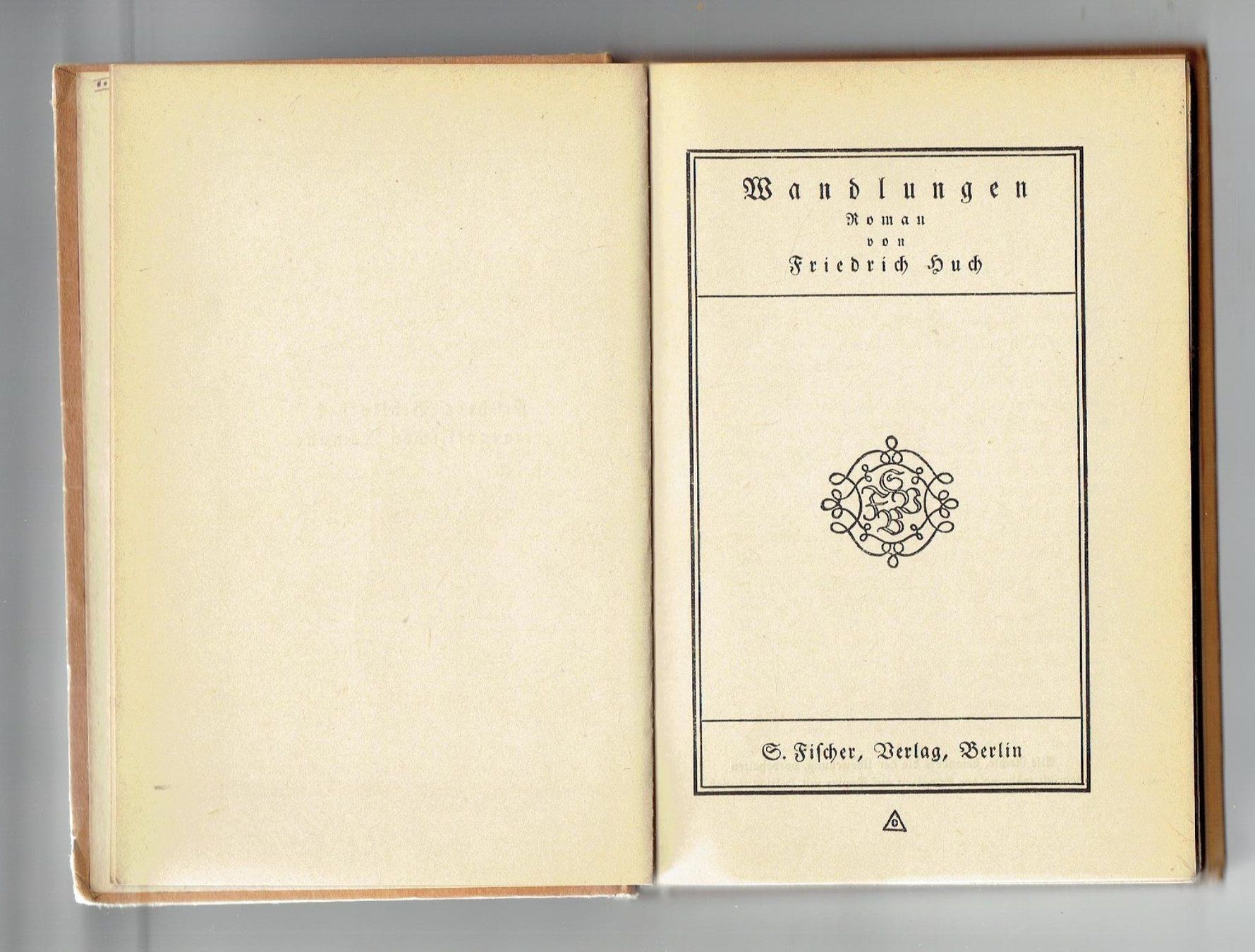 Bücher: Wandlungen  Friedrich Huch – Gebraucht aus Flims - Dorf von Stagediver 2