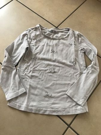 Mädchen Sweatshirt 110 mit Mäschli Maschen