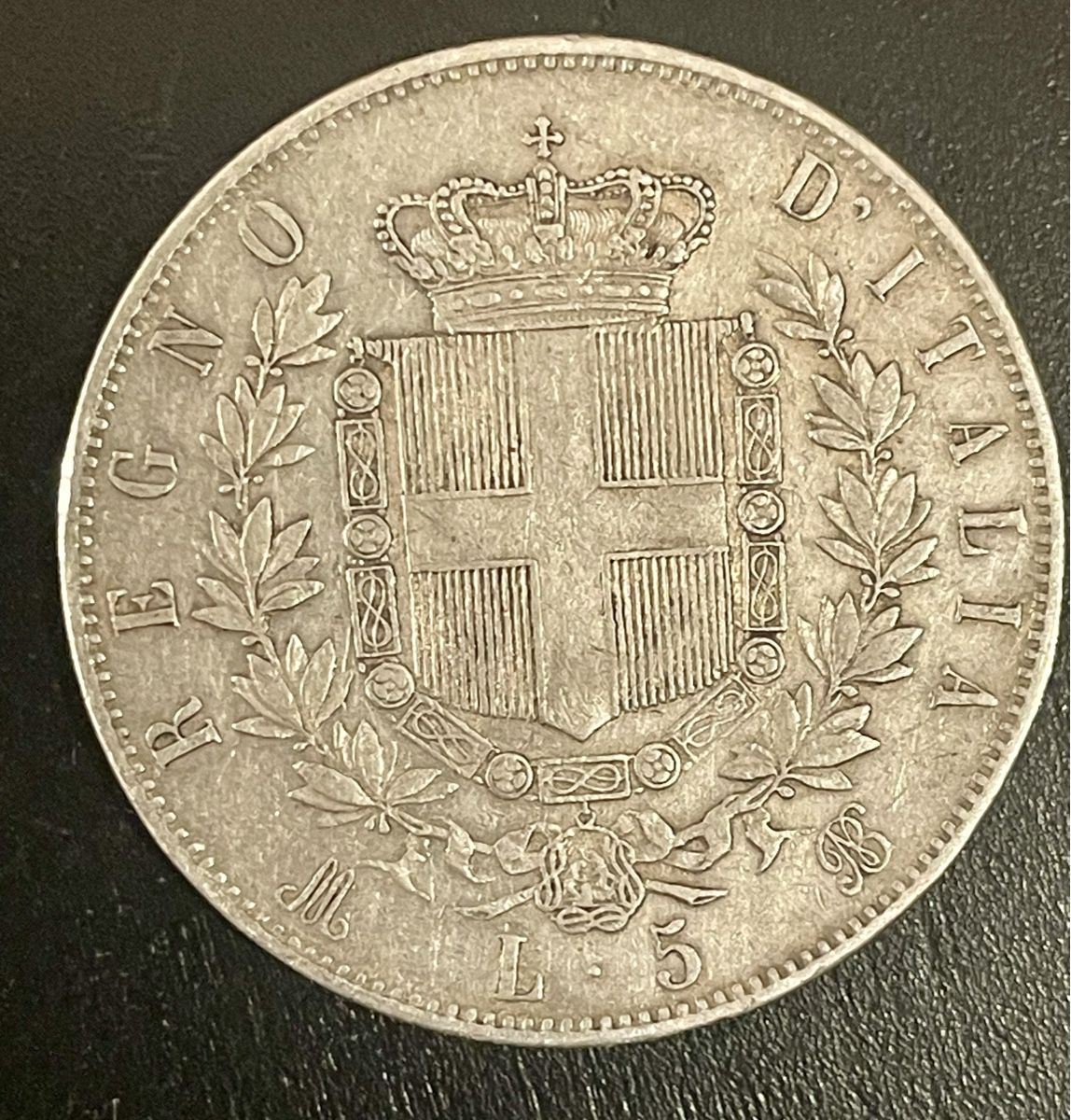 Tutti le monete: 5 LIRE 1874 SILVER COIN  – Usato da Troinex venduto da SilverBullion